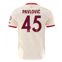 Bayern Munich Aleksandar Pavlovic #45 Tredjeställ 2024-25 Kortärmad